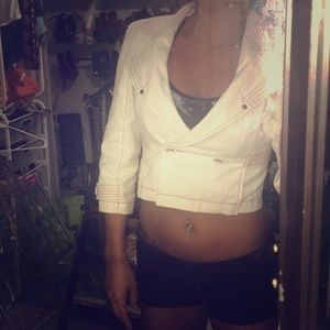 Guess brand cropped retro jacket